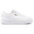 Фото #1 товара Puma Cali Dream Leather Lace Up Womens White Sneakers Casual Shoes 39273001