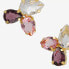 Beautiful gold plated earrings with Glory crystals A4902-26DT