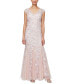 Фото #1 товара Women's Sequined Embroidered Gown