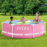 INTEX 244x76 cm Round Steel Frame Above Ground Pool