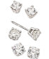 ფოტო #3 პროდუქტის Diamond Stud Earrings (1/3 ct. t.w.) in 14k Gold or White Gold