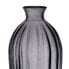 Vase Grey recycled glass 12 x 12 x 29 cm