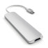 Satechi ST-CMAS - USB 3.2 Gen 1 (3.1 Gen 1) Type-C - HDMI - USB 3.2 Gen 1 (3.1 Gen 1) Type-A - USB 3.2 Gen 1 (3.1 Gen 1) Type-C - 5000 Mbit/s - Silver - Aluminium - 2016/2017 MacBook Pro 13" and 15" models - 2015/2016/2017 MacBook 12". Not compatible with Apple..