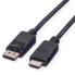 Фото #1 товара ROLINE DisplayPort Cable - DP - HDTV - M/M - 1 m - 1 m - DisplayPort - Male - Male - Straight - Straight