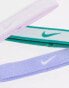 Фото #4 товара Nike 9 pack mixed hairbands in purple