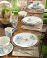 Фото #3 товара Dinnerware, Butterfly Meadow Blue 4 Piece Place Setting