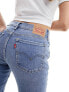 Фото #5 товара Levi's 710 super skinny fit jeans in light blue