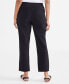 ფოტო #4 პროდუქტის Women's Mid-Rise Pull On Straight-Leg Ankle Pants, Created for Macy's