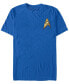 Фото #2 товара Star Trek Men's The Original Series Science Starfleet Insignia Short Sleeve T-Shirt