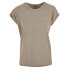 ფოტო #3 პროდუქტის BUILD YOUR BRAND Acid Washed Extended Shoulder short sleeve T-shirt