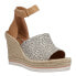 Фото #3 товара TOMS Marisol Wedge Womens Brown Casual Sandals 10017853T