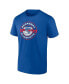 ფოტო #2 პროდუქტის Branded Men's Blue New York Rangers Local Domain T-Shirt
