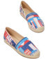 Women's City Map Flat Espadrille Flats