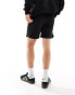 Jack & Jones jersey shorts with print in black