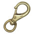 Фото #1 товара METALSUB Swivel Brass Snap Hook 90 mm Carabiner