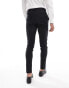 Фото #8 товара ASOS DESIGN skinny linen mix suit trousers in black