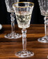 Фото #6 товара Marilyn Gold-Tone White Wine Goblets, Set of 4