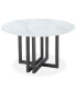 Emila 54" Round Sintered Stone Mix and Match Dining Table, Created for Macy's