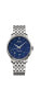 ფოტო #1 პროდუქტის Men's Swiss Automatic Baroncelli Smiling Moon Stainless Steel Bracelet Watch 39mm
