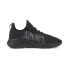 Фото #4 товара Puma Softride Premier Slip-On Camo Mens Black Canvas Athletic Running Shoes