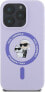 Karl Lagerfeld Karl Lagerfeld KLHMP16XSCMKCRHU iPhone 16 Pro Max 6.9" fioletowy/purple hardcase Silicone KC Heads Ring MagSafe