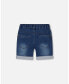 ფოტო #1 პროდუქტის Baby Boy Dark Blue Stretch Denim Short - Infant