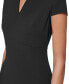 Фото #4 товара Women's V-Neck Cap Sleeve Sheath Dress