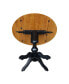 Фото #21 товара International Concept 42" Round Dual Drop Leaf Pedestal Table