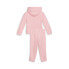 Фото #2 товара Детский костюм с капюшоном и брюками PUMA TwoPiece Fleece Hoodie & Jogger в розовом цвете для девочек размер 4