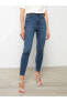 Basic Skinny Fit Cep Detaylı Kadın Jean Pantolon