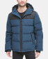 Фото #4 товара Men's Mixed-Media Puffer Coat, Created for Macy's