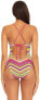 Фото #2 товара Becca by Rebecca Virtue 273323 Over The Shoulder One Piece Swimsuit Multi M