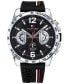 Фото #1 товара Часы Tommy Hilfiger Black Silicone 46mm