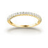 Фото #4 товара Elegant gold-plated ring with zircons Silver LPS03AWV110