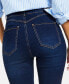 ფოტო #5 პროდუქტის Curvy Double Button High Rise Skinny Jeans