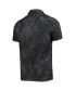 Men's Black Charlotte FC Abstract Cloud Button-Up Shirt