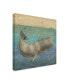 Megan Meagher Diving Whale II Canvas Art - 15" x 20"