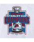 Men's White Colorado Avalanche 3-Time Stanley Cup Champions T-shirt
