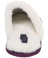 Women's Chenille Lip Sole Scuff Slipper