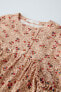Фото #3 товара Платье с цветочным принтом ZARA