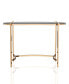 Havford Glass Top Console Table