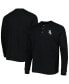 ფოტო #2 პროდუქტის Men's Chicago White Sox Black Maverick Long Sleeve T-shirt