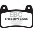 Фото #1 товара EBC FA-HH Series FA658HH Sintered Brake Pads