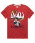Фото #1 товара Men's x Topps Red Los Angeles Angels Tri-Blend T-shirt