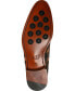 Фото #5 товара Men's Jack Handcrafted Leather, Velvet and Wool Dress Shoes