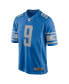 Men's Jameson Williams Blue Detroit Lions 2022 NFL Draft First Round Pick Player Game Jersey