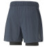 Фото #4 товара Puma Run 2In1 5 Inch Athletic Shorts Mens Blue Casual Athletic Bottoms 52327716