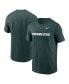 ფოტო #1 პროდუქტის Men's Michigan State Spartans Primetime Evergreen Wordmark T-Shirt