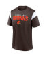 Фото #2 товара Men's Brown Cleveland Browns Home Stretch Team T-shirt