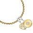 Beautiful Gold Plated Bracelet with Drops Charms SCZ1285